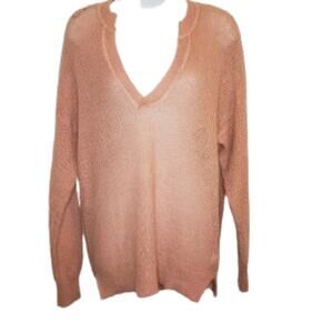 H&M L.O.G.G. Blush Pink Mohair Blend Sweater NWOT